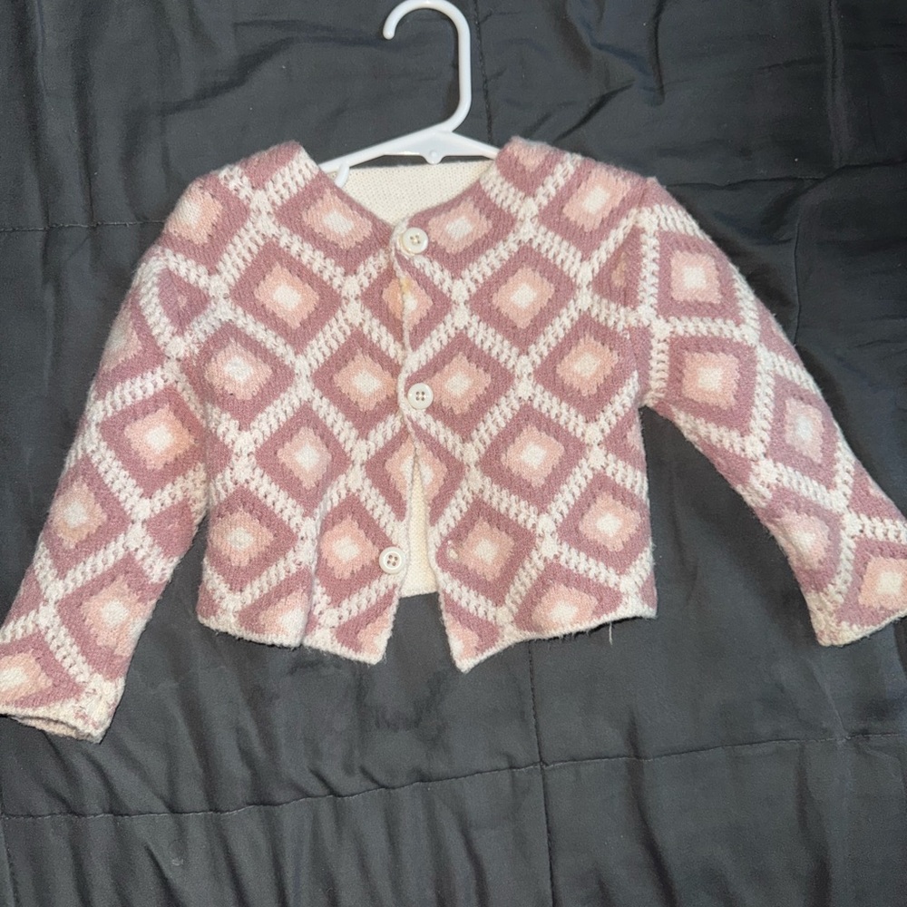GAP Pink and Cream Kids Blazer